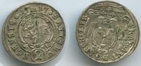 Österreich Salzburg Erzbistum 2 Kreuzer Silber GB1031 - Erzbischof Anton Fürst Harrach 1709-1727 -