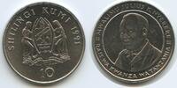 Tansania 10 Shilingi Kumi G1335 - President J. K. Nyerere - Tanzania Republic -