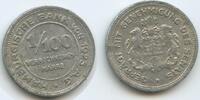 Deutsches Reich Hamburg 1/100 Verrechnungsmarke G7060 - Hamburgische Bank A.G. Germany -