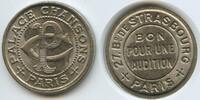 Frankreich Paris Jeton Phonograph token Wertmarke G16062 - Place Chansons Paris B.d.Strasbourg Bon Pour Une Audition France -