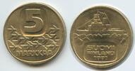 Finnland Republik 5 Markkaa G13892 - Eisbrecher URHO Finland Suomi -