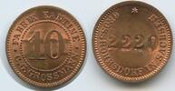 Deutsches Reich Sachsen Wertmarke 10 Pfennig Jeton Token M#6240 - Fabrik Kantine C.G.Großmann, Großröhrsdorf - Mechanische Weberei -