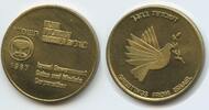 Israel Jerusalem Medaille M#7865 - Greetings From Israel Peace Dove -