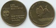 Israel Jerusalem Medaille M#7866 - Greetings From Israel Peace Dove - Happy Hanukka -