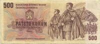 Tschechoslowakei 500 Korun Banknote GB427 - Czechoslovakia Socialist Republic -