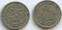 Schweden 25 Öre (25 Øre) Silber M#3027 - Sweden Oscar II.1872-1907 Svergie -