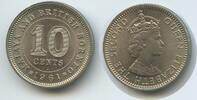 Britisch Malaysia - Malaya and British Borneo 10 Cents G7597 - Queen Elizabeth II. -
