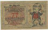 Österreich Spaß-Banknote 77 Niedernharter Währung Juxschein GB235 - Der Notgeld-Narrenbund Niedernhart - Eferding Buchdruckerei Karl Lanz -