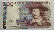 Schweden 500 Kronor Geldschein GB431 - King Karl XI. Banknote Sweden -
