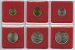 Saint Thomas and Prince Islands 50 Centimos, 1, 2, 5, 10,20 Dobras GN994 - São Tomé and Príncipe Island KMS Kursmünzensatz FAO Mint Set -