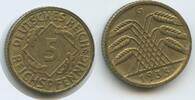 Deutsches Reich Weimar 5 Reichspfennig 1935 G Karlsruhe G10188 - Germany Weimar Republic EF
