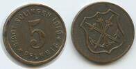 Deutsches Reich 5 Pfennig Notgeld GX1596 - Stadt Solingen Kriegsgeld -