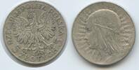 Polen Rzeczpospolita Polska 5 Zlotych (5 Zloty) Silber H0226 - Polonia Queen Jadwiga Polskich Polska First Republic Poland -