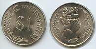 Singapur 1 Dollar G6064 - Löwe Lion Singapore -
