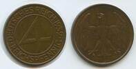 Deutsches Reich Weimar 4 Reichspfennig G4623 - Brüning-Taler Germany Weimar -