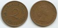 Mauritius Two Cents (2 Cents) K84 - Queen Elisabeth II. -
