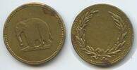 Deutsches Reich Nürnberg Rechenpfennig Jeton Spielmünze G7084 - Elefant Spielmarke -