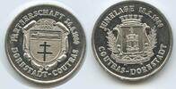Deutschland Bundesrepublik - Frankreich Medaille G13438 - Partnerschaft Dornstadt - Coutras - Ville jumelée -