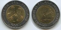 Vatikan Italien-Kirchenstaat 500 Lire G1749 - Trinity - God, Christ, Dove - Papst Johannes Paul II.1978-2005 Vatican -
