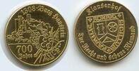 Deutschland Bundesrepublik Thüringen Medaille 2008 G11301 - Klausenhof 700 Jahre Burg Hanstein 1308-2008 EF