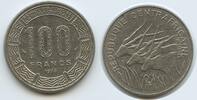 Zentral Afrikanische Staaten 100 Francs CFA G15930 - Springböcke Central African Republic Giant Elands -