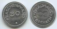 Deutschland Bundesrepublik Bayern Wertmarke 30 Pfennig Biermarke Bierzeichen G11299 - Brauhaus Kemnath Flaschenpfand Brauerei -