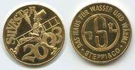 Österreich Wien Glücksbringer Glücksmünze Neujahrsmünze L2162 - Steppi & Co - Rauchfangkehrer Schornsteinfeger Kaminfeger -