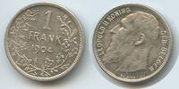 Belgien Königreich 1 Frank Silber H0573 - Der Belgen Leopold II. 1865-1909 Belgium -