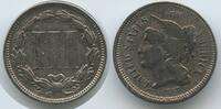 Vereinigten Staaten von Amerika 3 Cents (Three Cent Nickel) G9438 - RAR United States USA -