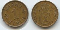 Island 1 Eyrir G0666 - Christian X. 1912-1947 Ísland - Kingdom of Iceland -
