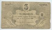 Österreich - Ungarn 3 Krajczár Notgeldschein GB389 - Teyne bei Rowenska Notgeld Banknote -