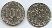 Äquatorialafrika 100 Francs CFA G1372 - Antilopen - Giant elands - Equatorial African States -