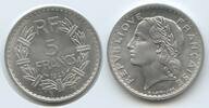 5 Francs 1945 Frankreich Fourth Republic G9133 - Laureate France Unzirkuiert