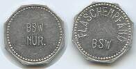 Deutschland Bundesrepublik Baden-Württemberg Flaschenpfandmarke Wertmarke G11205 - BSW NÜR. Bundesbahn-Sozial-Werk Nürnberg -