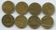 Deutsches Reich Nürnberg Spielgeld Lot 8 Stück Rechenpfennige Spielmarken nd. 1925 M#6443 - Diverse Motive, Kuh, Katze, Kriegsschiff, Ballon, Bär...