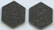 Deutsches Reich Württemberg 10 Pfennig Notgeld T247 - Stadt Saulgau Kriegsnotgeld -