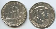 Vereinigten Staaten von Amerika Half Dollar (½ Dollar) Silber H0689 - Huguenot-Walloon Tercentenary - Segelschiff New Netherland -