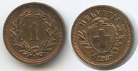 Schweiz Eidgenossenschaft 1 Rappen M#7068 - Helvetia Switzerland Suisse -
