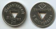 Deutschland Bundesrepublik Bayern 1 Mittagessen Wertmarke Jeton Token T671 - Studentenwerk München Uni -
