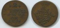 Sachsen-Weimar-Eisenach 2 Gute Pfennig G14117 - Anna Amalia 1758-1775 -