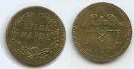 Deutschland Nürnberg Spielmarke Rechenpfennig Jeton G7102 - Adler-Hermesstab (Äskulapstab oder Asklepiosstab) Caduceus -