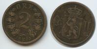 Norwegen 2 Öre (2 Øre) G8323 - Oscar II. 1872-1905 Norge Norway -