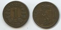 Norwegen 1 Öre (1 Øre) G8319 - Oscar II. 1872-1905 Norway -