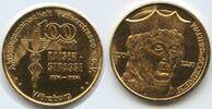 Deutschland Bundesrepublik Bayern Bronzemedaille M1098 - Würzburg - 100 Jahre Aktionsgemeinschaft Kaiserstrasse -