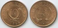 Uganda 10 Cents G11766 - Elefanten-Stoßzähne -