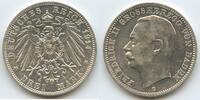 Deutsches Reich Kaiserreich 3 Mark Silber S0061 - Baden Friedrich II. 1907-1918 German States Baden -