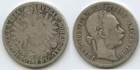 Österreich Kaiserreich 1 Florin (Fl, Gulden) Silber 1886 Wien M#8278 - Austria Kaiser Franz Joseph I. VF-