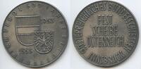Österreich Tirol Große Bronzemedaille versilbert M#0341 - Öst. Bundesschiessen Innsbruck - 600 Jahre bei Österreich Festscheibe -