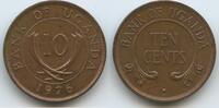 Uganda 10 Cents G1211 - RAR Elefanten-Stoßzähne -