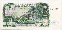 Algerien - Algeria 50 Dinars Banknote Paper Money GB652 - People's Democratic Republic - Geldschein -